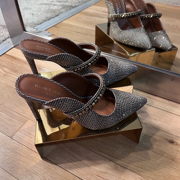 Kurt Geiger London Duke Crystal Pointed Mules - Picture 11 of 11
